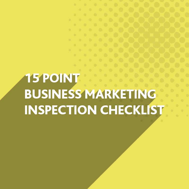 Business Marketing Inspection Checklist