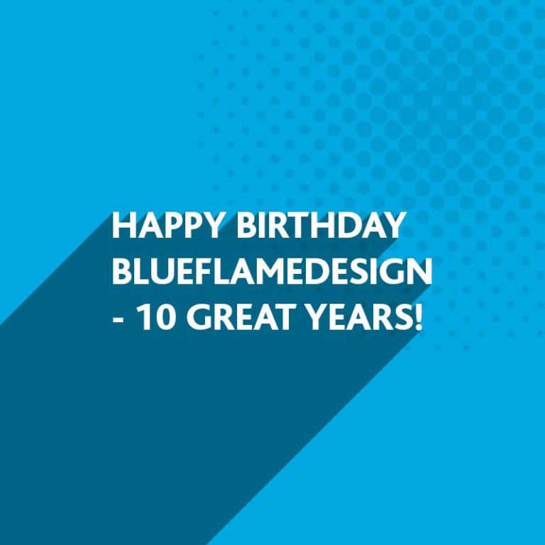 Happy Birthday BlueFlameDesign | Award-winning Branding, Marketing and Website Design throughout West Sussex