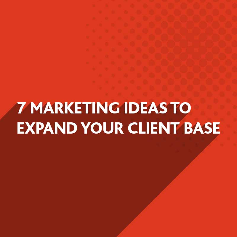 Marketing Ideas to expand your client base from BlueFlameDesign