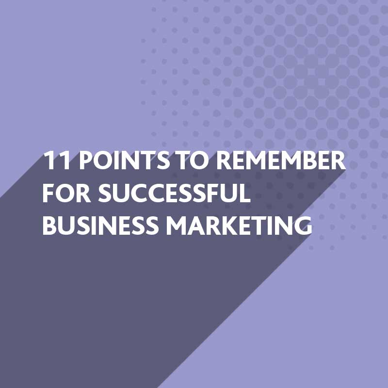 Tips for successful business marketing