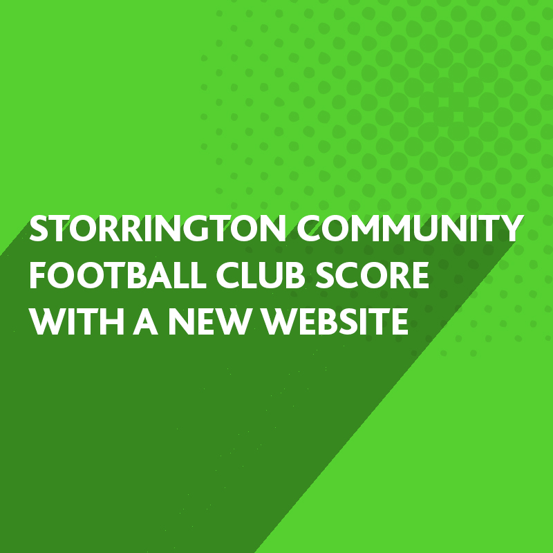Storrington Community Football Club score with a new website