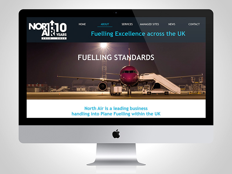 Website design for North Air