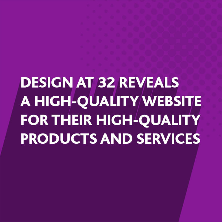 Website design for DESIGN at 32, Storrington