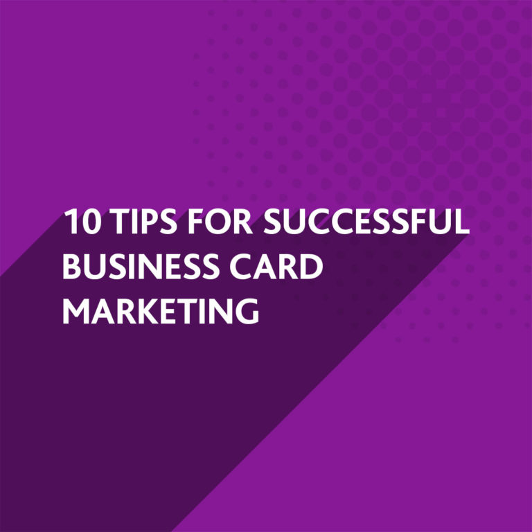 Successful Business Card Marketing